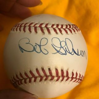 Signed Bob Gibson Baseball,  Psa Dna