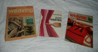 3 - Vintage Weaving Books