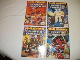 Warhammer 40k,  White Dwarf Magazines,  Vintage 1993 Seven Issues,  June Thru Dec