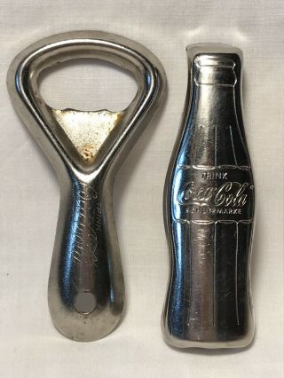 Vintage German Coca Cola Bottle Openers (2) Collectibles “trink Coke”