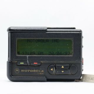 Motorola Vintage Advisor Pager Function Well Chain And Case