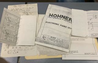 Vintage 1970’s Hohner Elex Schematics,
