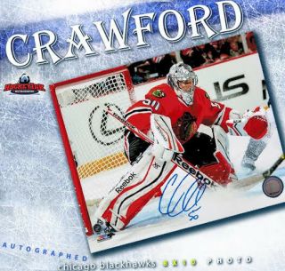 Corey Crawford Signed Chicago Blackhawks 8x10 Photo - 70282