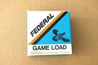 Federal Game Load 12 Gauge Empty Shotgun Shell Box