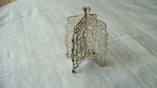 Vintage Gorham Sterling Silver Christmas Tree Ornament Doves In Cage