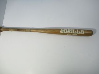 Vintage Worth Gorilla Wooden Official Softball Bat Model 496sb Tennessee 3 Usa