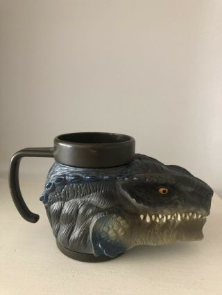 1998 Plastic Godzilla Mug Toho Co Vintage Collectible Memorabilia