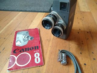 Vintage Canon Cine 8mm Camera Film Movie 32535 Very,  Strong Runner