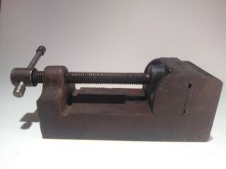 Vintage Palmgren Vise Drill Press 2 - 1/2 " Toolmakers Vise Machinist Fixture