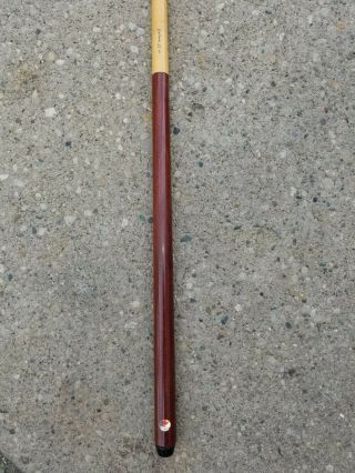 Vintage Dufferin Red Leaf Pool Cue 58 " House Stick 21 Ounce Well Kept