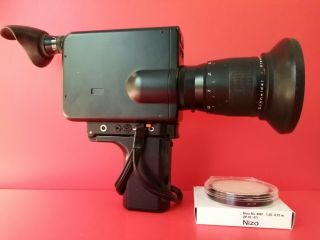 Braun Nizo 801 Black.  8 Movie Camera & Case/ please read the ad. 3