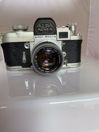 Vintage Alpa Alnea Mod 7 35 Mm Camera W/ Lens