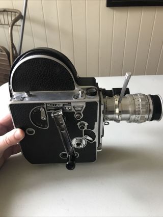 Bolex Paillard H16 Movie Film Camera With Lens Read