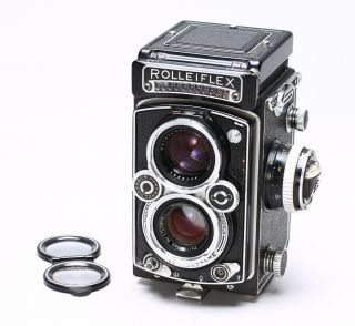 Rollei Rolleiflex K4c Planar / Ef / Model C 75mm F/3.  5 Lens Tlr