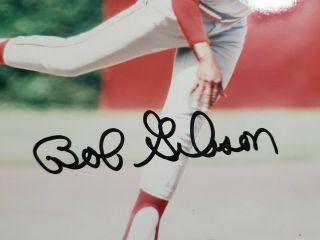 Bob Gibson MLB Authentic Signed Autographed 8x10 Photo St Louis Cardinals 2