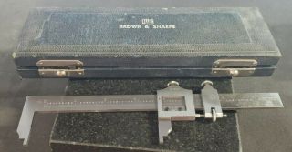 Vintage - Brown & Sharpe - Vernier Calipers - 0 " - 7 " - Model 570 - With Case.