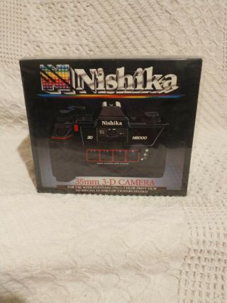 Nishika N8000 35mm 3 - D Camera,  Rare,  Never Opened