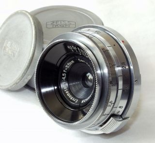 Zeiss Orthometar 3.  5cm/4.  5 For Contax With Caps