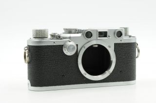 Leica Iiif Red Dial Rangefinder M39 Film Camera Body 562