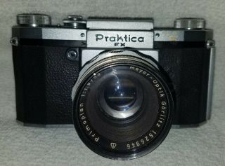 Praktica Fx 35mm Slr Film Camera With Made In Germany