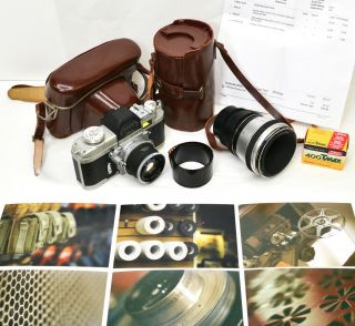 Alpa Reflex Mod 8 Vintage Slr 35mm Film Camera 50mm Switar,  90mm Makro Killar