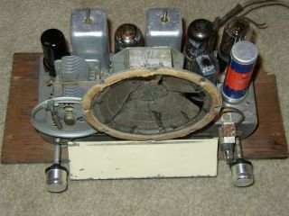 Vintage Sentinel Model 284 - Ga Tube Radio Tuner 110 - 120 60 Cycle Alternate Curent