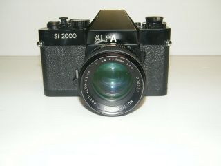 ALPA Si 2000 35mm SLR Camera,  ALPA F1.  4 55MM lens & Case - - Omaha NE 2