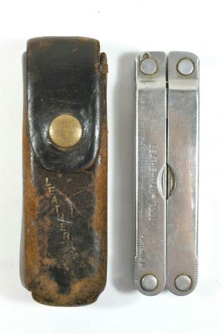Vtg Leatherman Old Style Multi - Tool Pocket Knife