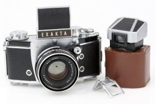 Ihagee Exakta Varex Ii A Vx Iia Camera Lens Zeiss Pancolar 50mm F/2 Serviced