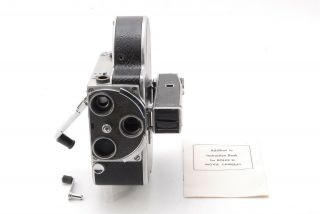 【exc,  5 Works】 Paillard Bolex H16 16mm Movie Camera W/finder,  Crank From Japan 831