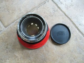 Vgc Carl Zeiss 50mm F1.  8 Lens Ultron For Icarex Tm