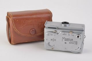 Exc,  Mamiya 16 Subminiature Spy Camera W/nice Fitted Case,  Great