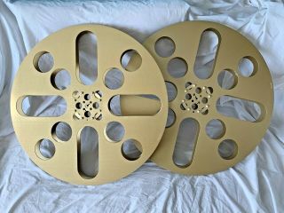 26 " Neumade Gold Anodized Metal Movie Film Reels