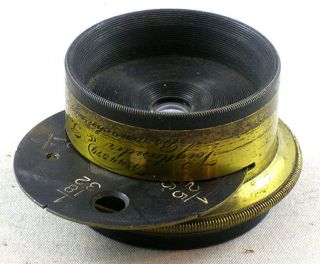 Vintage Small Brass Voigtlander & Sohn/zeiss Wide Angle (?) Lens