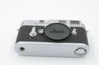 Leica M3 double stroke camera body,  ' buddha ears ' strap lugs,  Exc,  cosmetics. 3