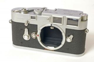 Ss096 Leica M3 Camera Body 1063873 – – Needs Cla For Shutter