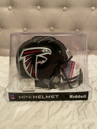 Michael Vick Autographed Signed Atlanta Falcons Mini Helmet Jsa