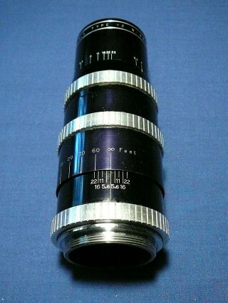 P.  Angenieux 135mm F/3.  5 Y2 Lens With M42 Mount