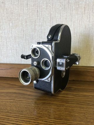 Vintage Paillard Bolex Switzerland H 16 - F Reflex 16mm Film Movie Camera H16 H 16