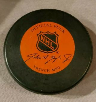 1988 NHL 39th All Star Game / Official Game Puck / Ziegler / St Louis Blues 2