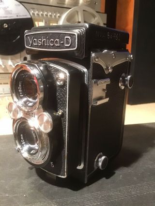 Yashica - D Vintage Camera W/copal - Mxv 1:3.  5 80 Mm Lens