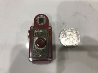 Coronet Midget 16mm 1930s Camera Red