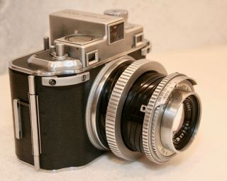 Kodak Medalist Camera Leather Case,  Ektar 3.  5 100 Mm Sn Ey 647,  Good