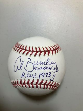 Orioles Great Al Bumbrey Signed Vintage Lee Mcphail American League Baseball