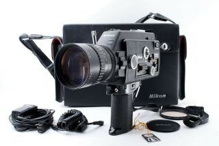 Nikon R10 8mm Movie Camera W/ Cine - Nikkor Zoom C 7 - 70mm F/1.  4 From Japan