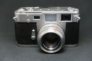 Aires Iiic Rangefinder Camera With 45mm F/1.  9 Lens,  Ready To Shoot