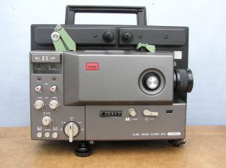 Elmo 8 Mm Gs - 800 Movie Projector Vintage Home Video Equipment W/tracking (m2204)