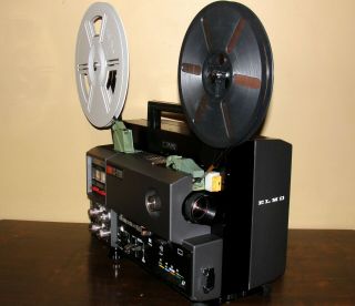 Elmo Gs - 1200 M&o Stereo Sound Movie Projector Serviced