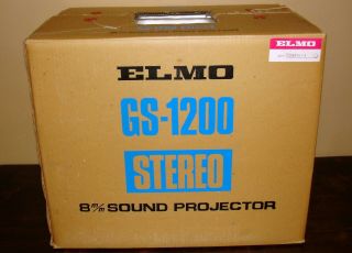 Elmo GS - 1200 M&O STEREO SOUND Movie PROJECTOR SERVICED 2