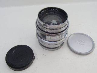Carl Zeiss Jena Sonnar 8.  5cm F/2.  0 Lens For Contax Ii Camera 
